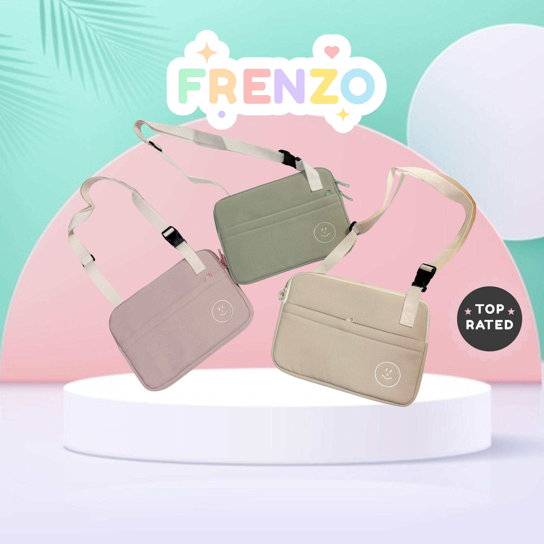 FRENZO Personalized iPad / Tablet Sling Bag