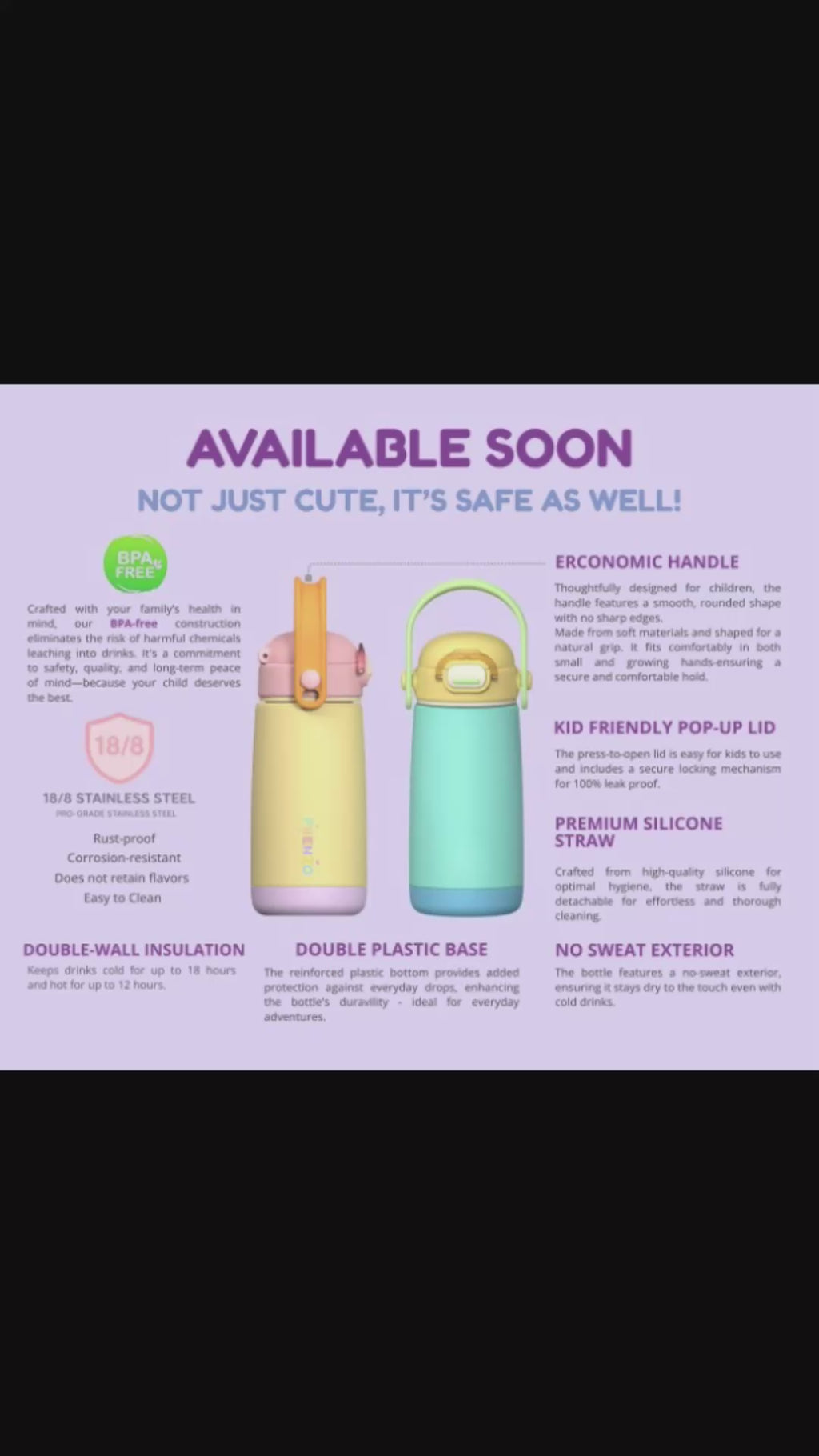 FRENZO Insulated Water Bottle Tumbler